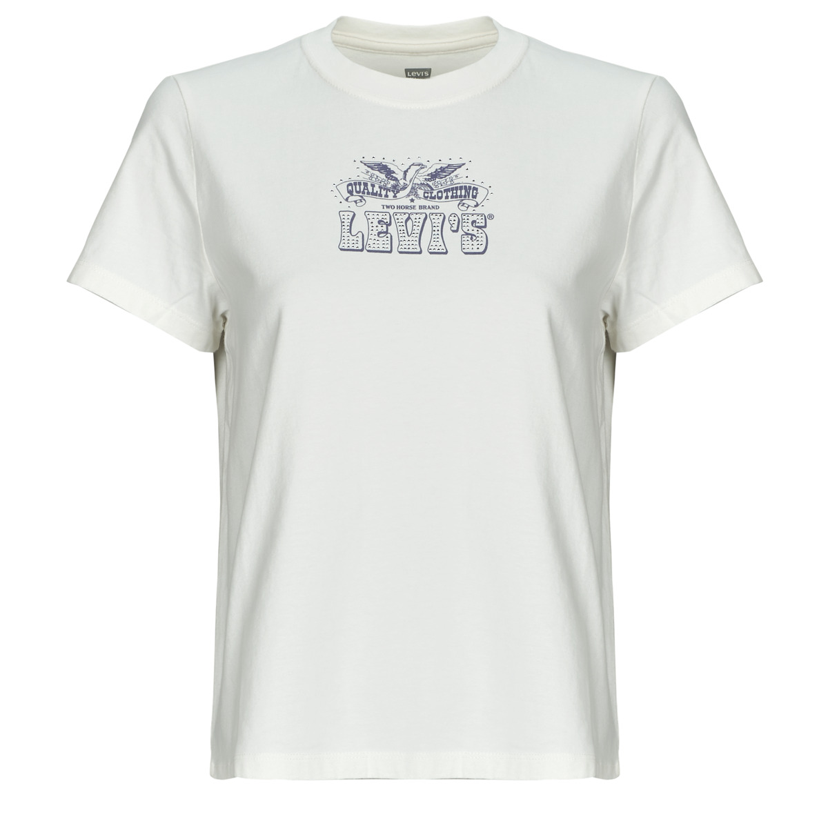 Levi's - FAVORITE TEEE RHINESTONE EAGLE POSTER - White