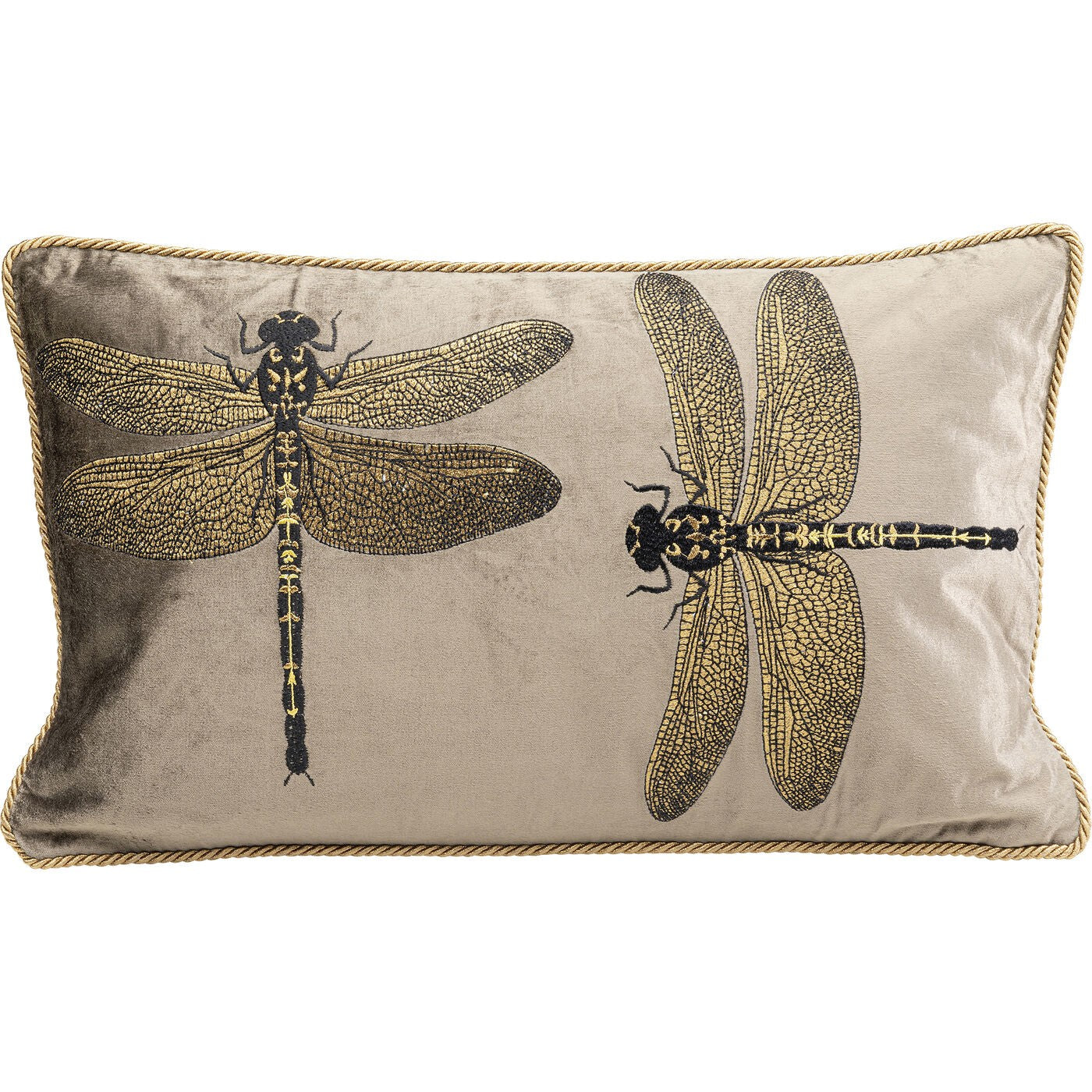 Kare Design Kussen libelle bruin 50x30cm