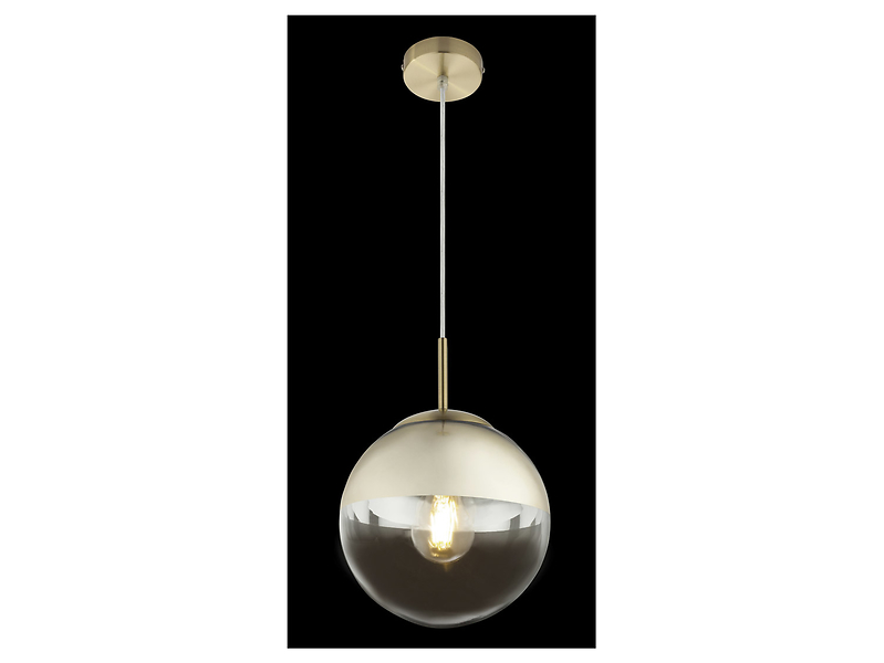 Lampa wisząca Varus szklana złota