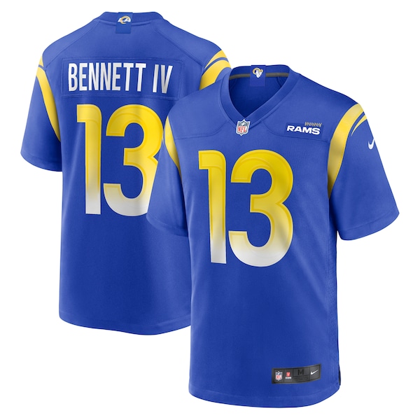 Stetson Bennett Los Angeles Rams Nike Team Game Jersey - Royal/White