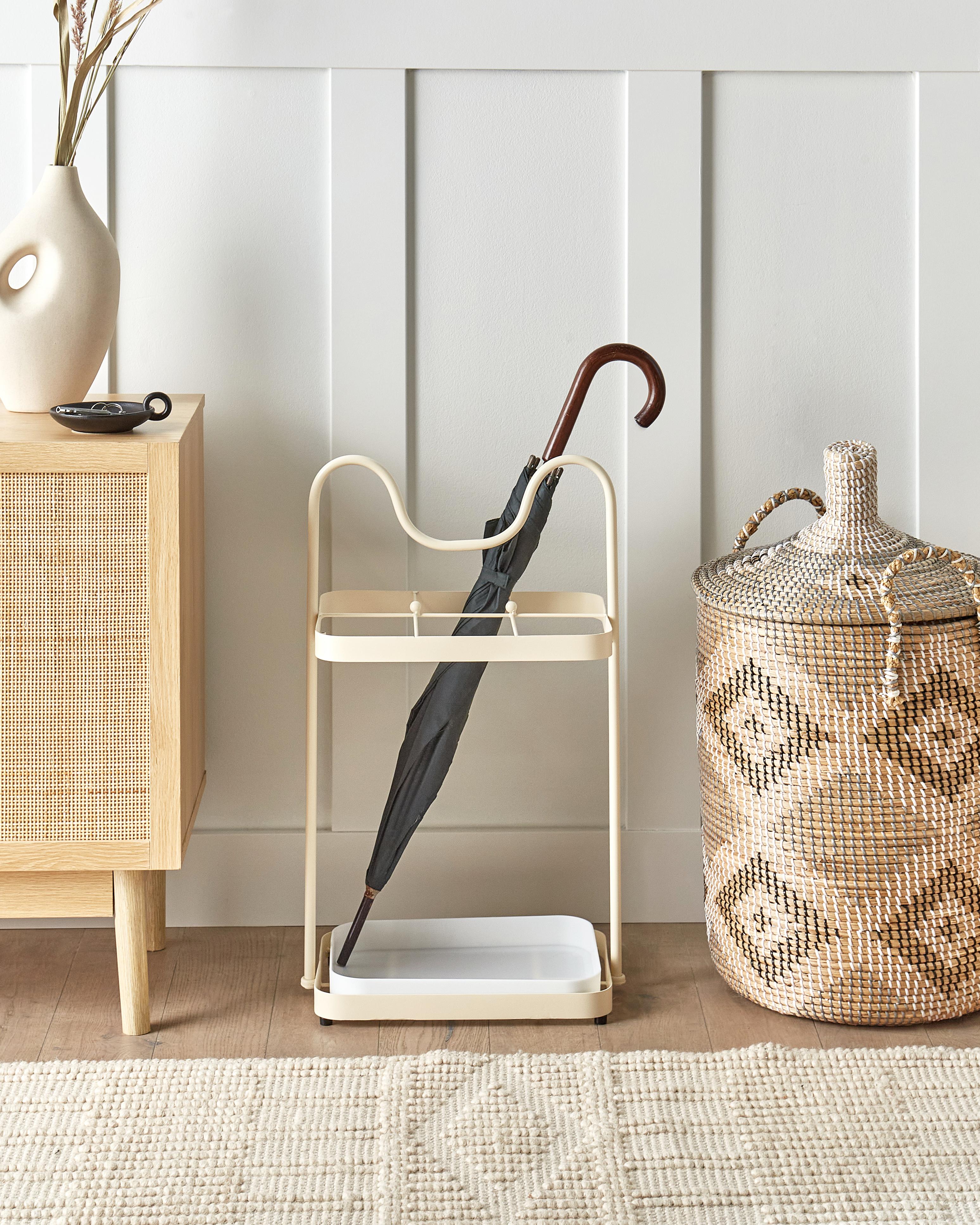 Umbrella Stand CHAVERNY Metal Beige