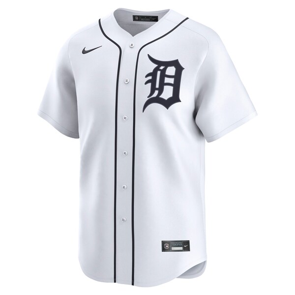 Detroit Tigers Nike Home Limited Jersey - White
