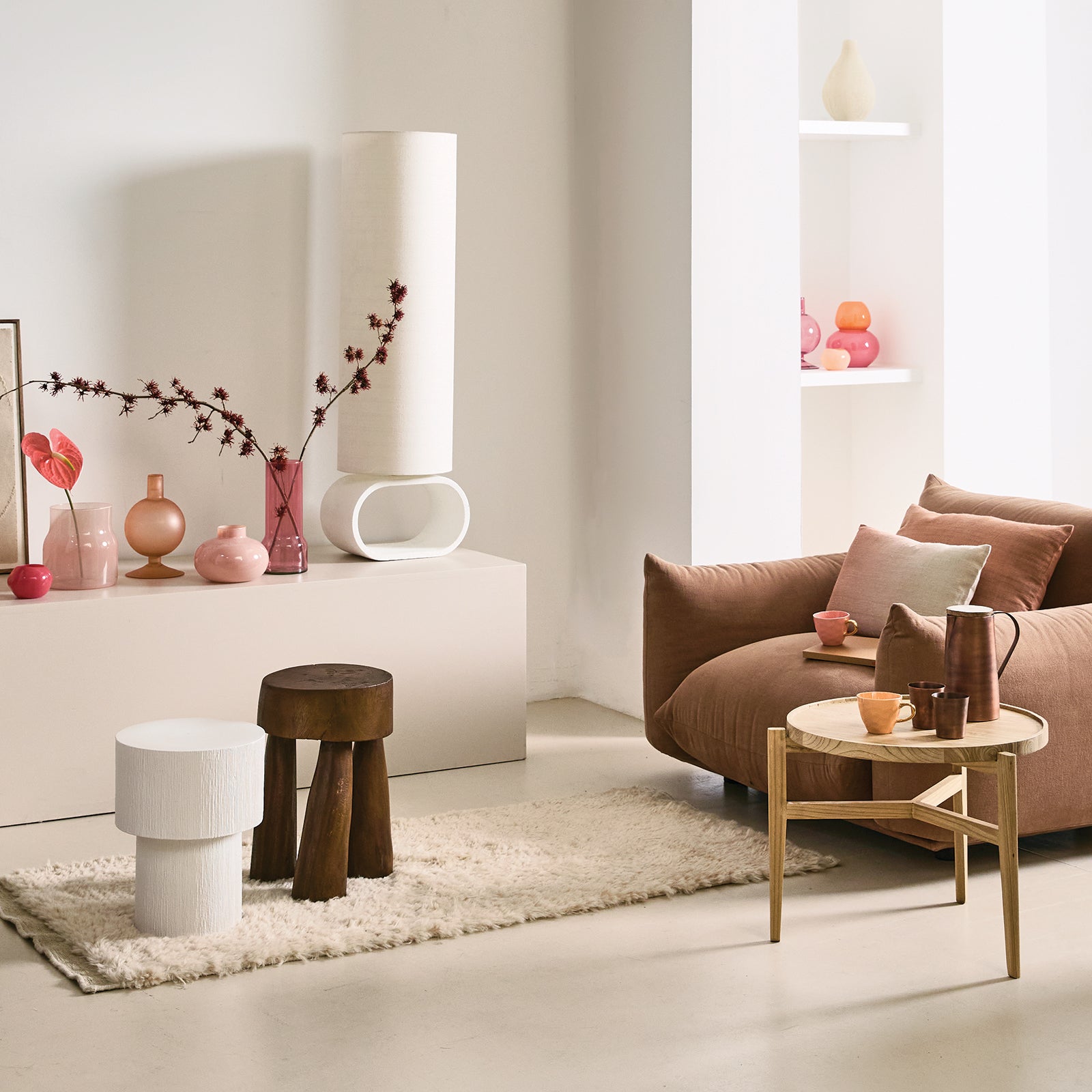 Urban Nature Culture Vloerlamp Barletta Wit