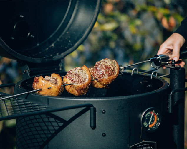 EspetoSul Premium Battery Powered BBQ Rotisserie Kit