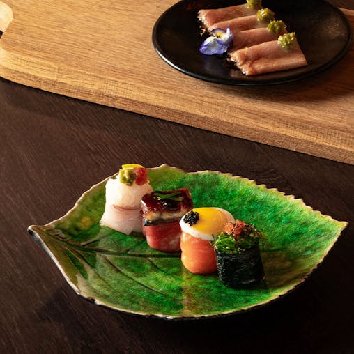 Costa Nova Riviera Forets Hydrangea Leaf Plate 218 x 191mm