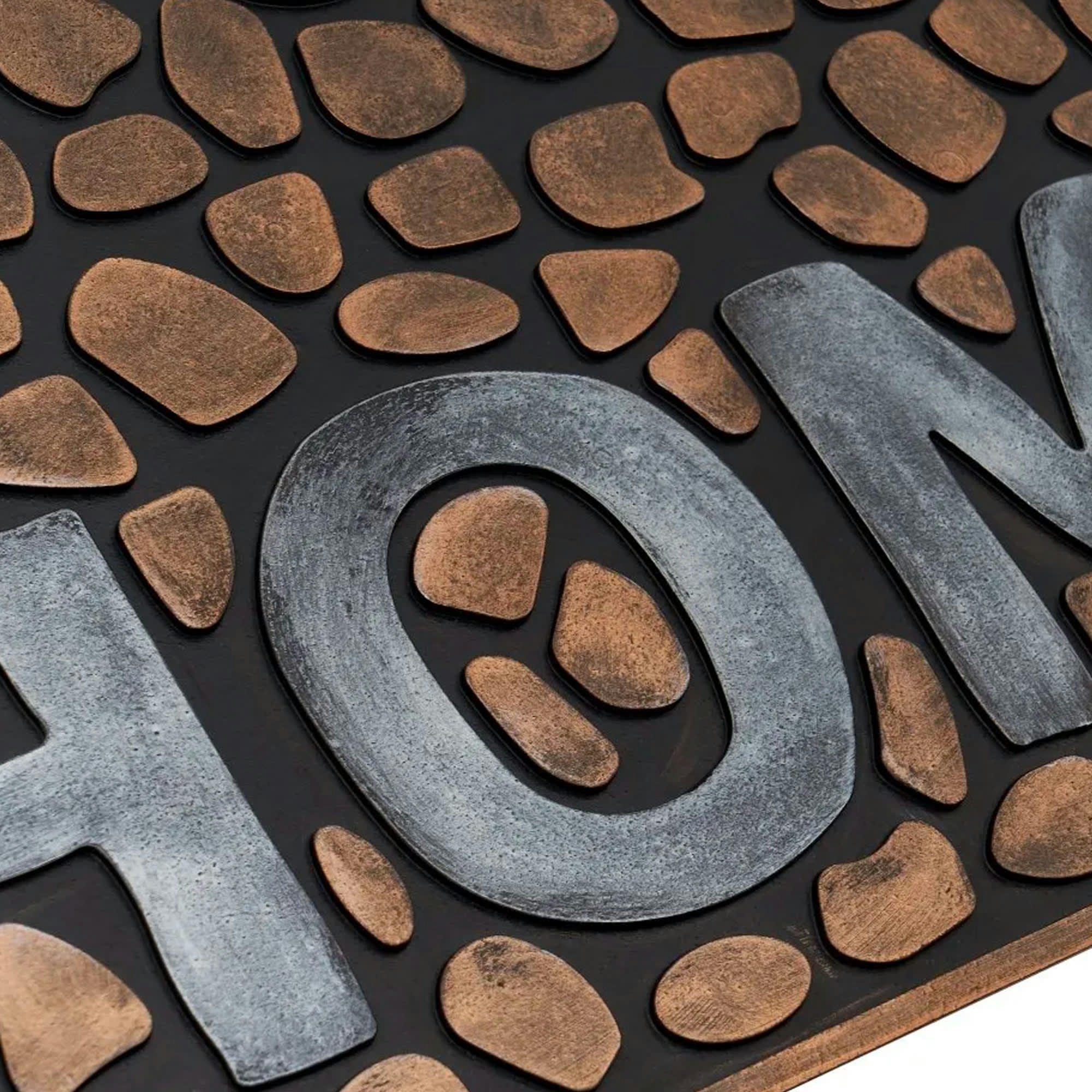 - Paillasson caoutchouc galets home 75x45x1cm