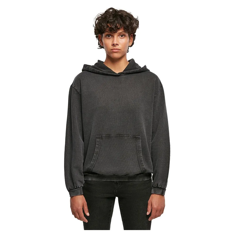 Build Your Brand Acid Washed Oversize hoodie