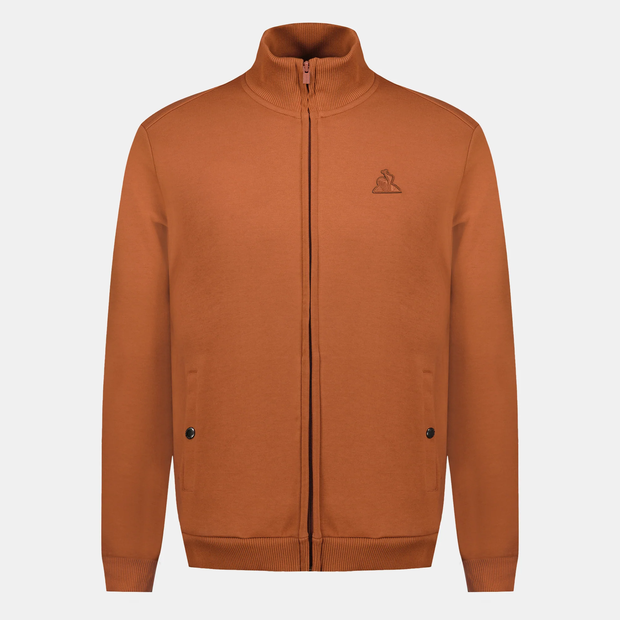 Veste zippée Essentiel double face avec logo brodé ton sur ton