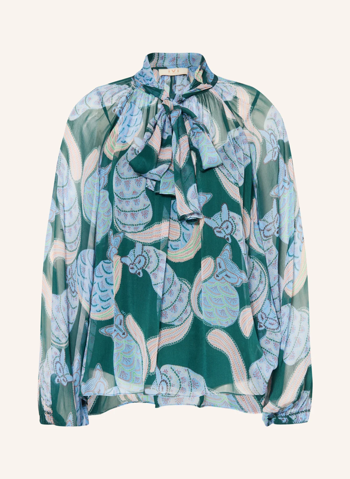 IVI collection Schluppenbluse