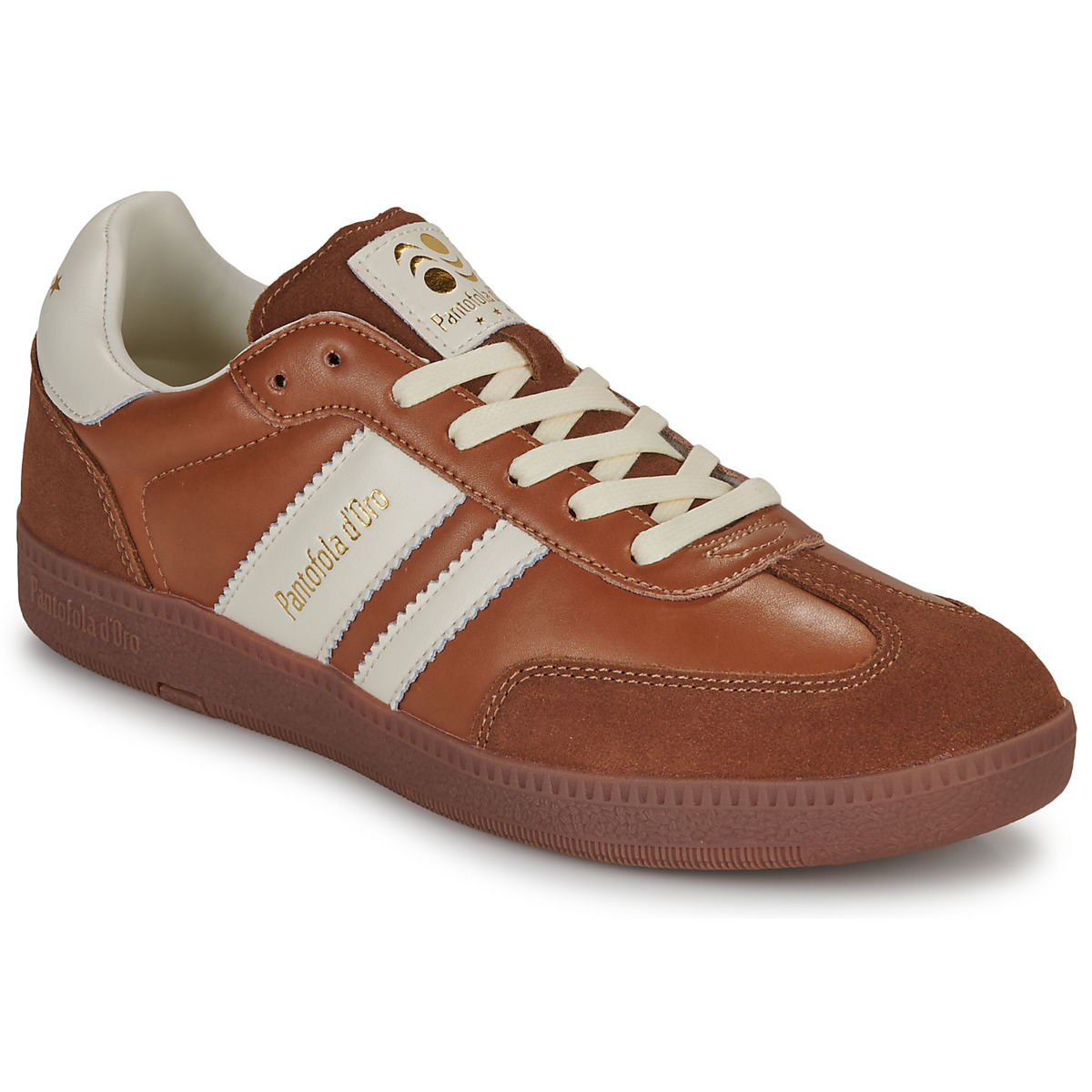 Pantofola d'Oro - BOMBER - Cognac / Ecru