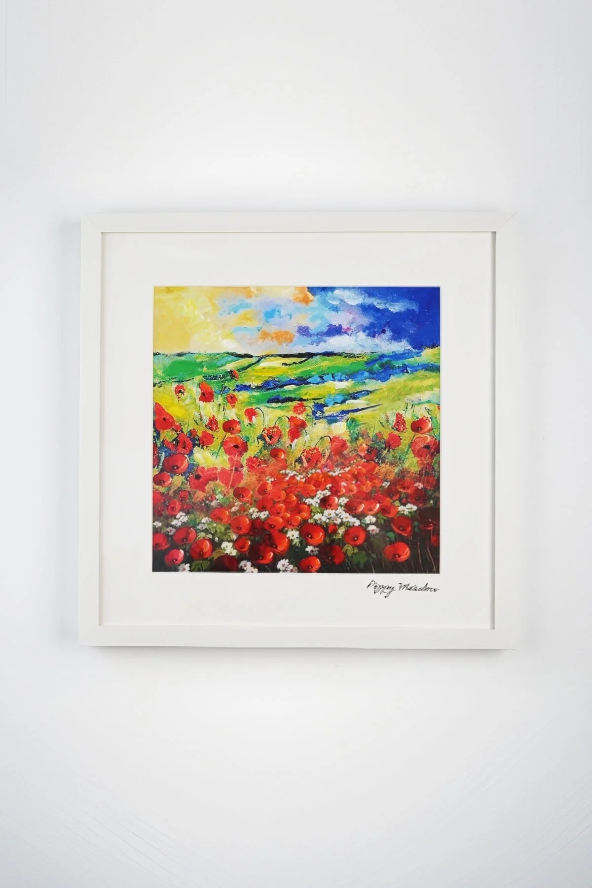 Poppy Meadow Framed Wall Art