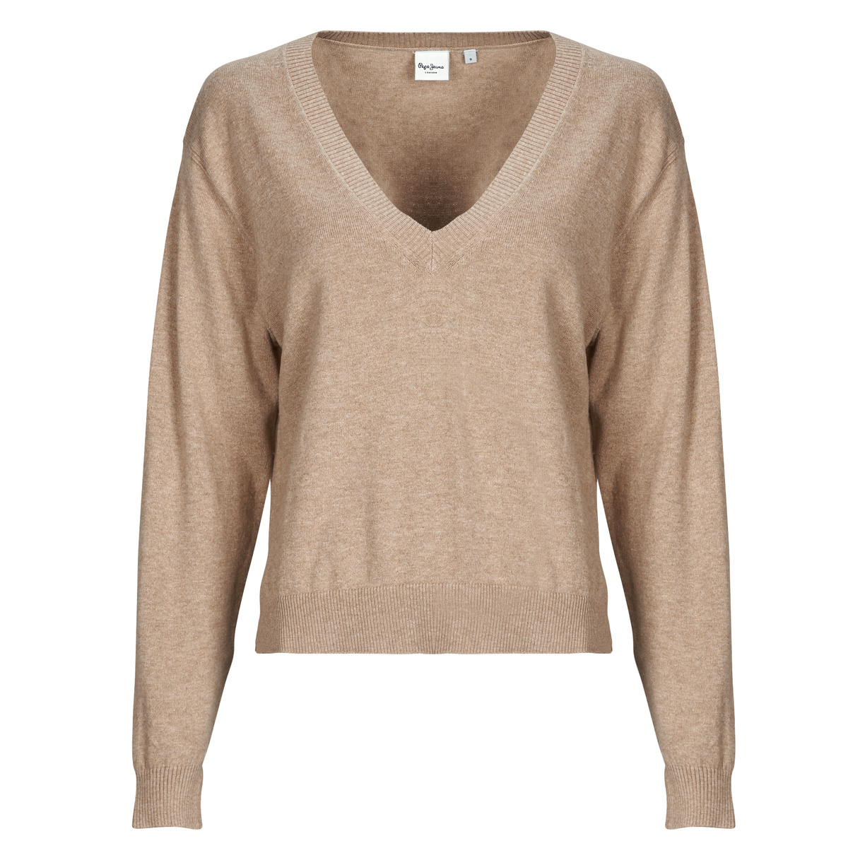 Pepe jeans - CORALINE V NECK - Beige