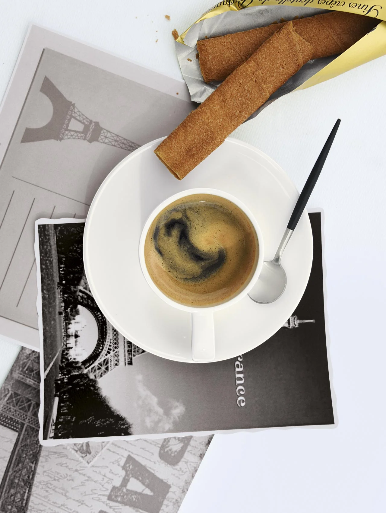 espressotasse mit unterteller