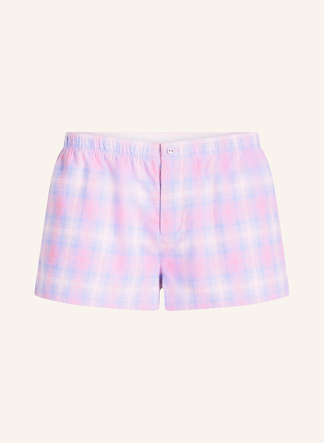 SKIMS Schlafshorts FLANNEL aus Flanell