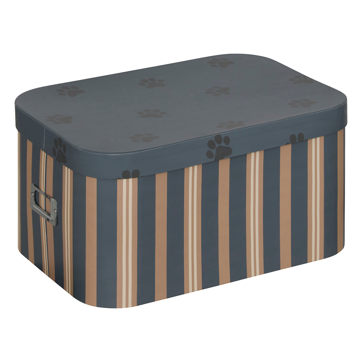 Caixa de arrumação riscas em cartão