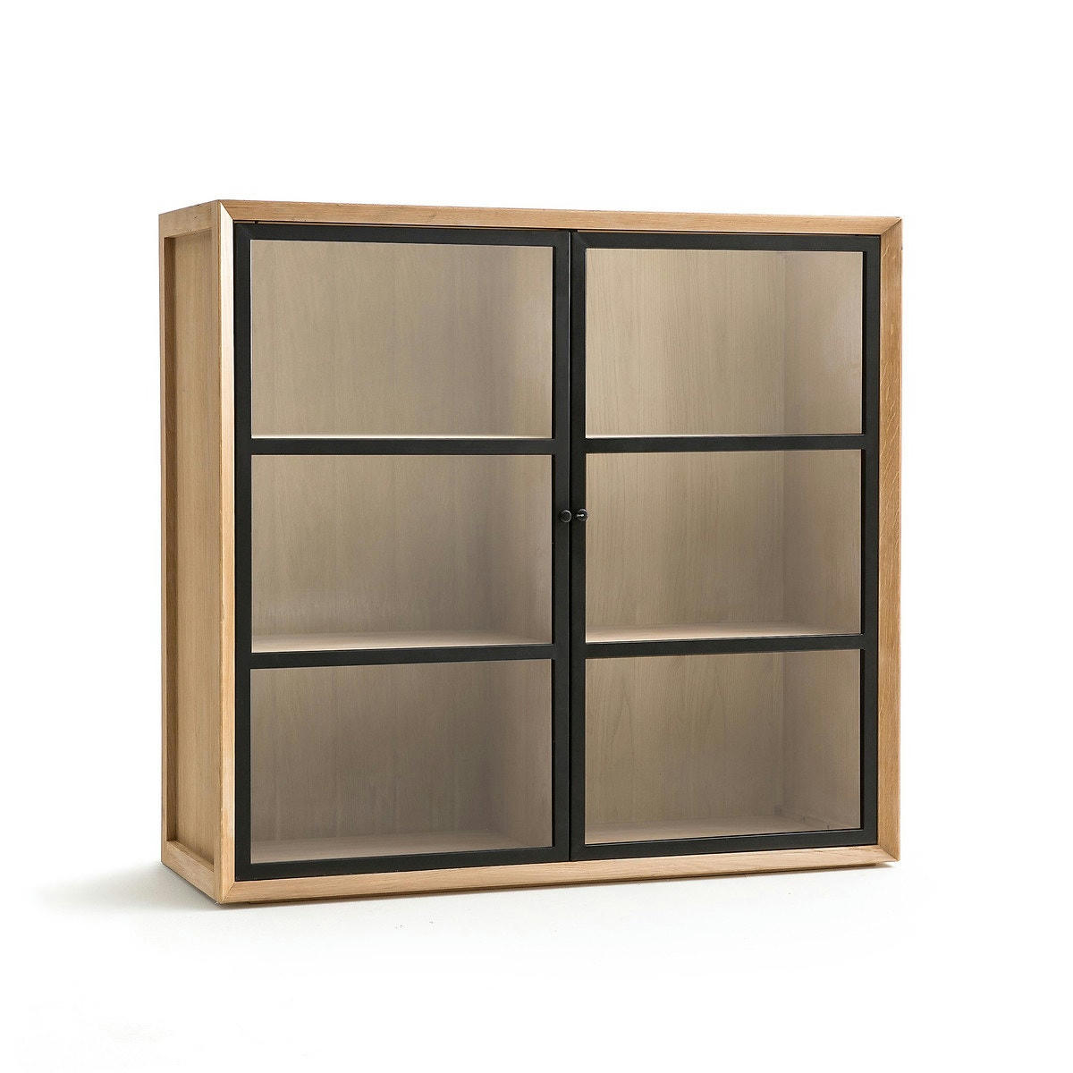 Vitrine plaqué chêne, Joaquin