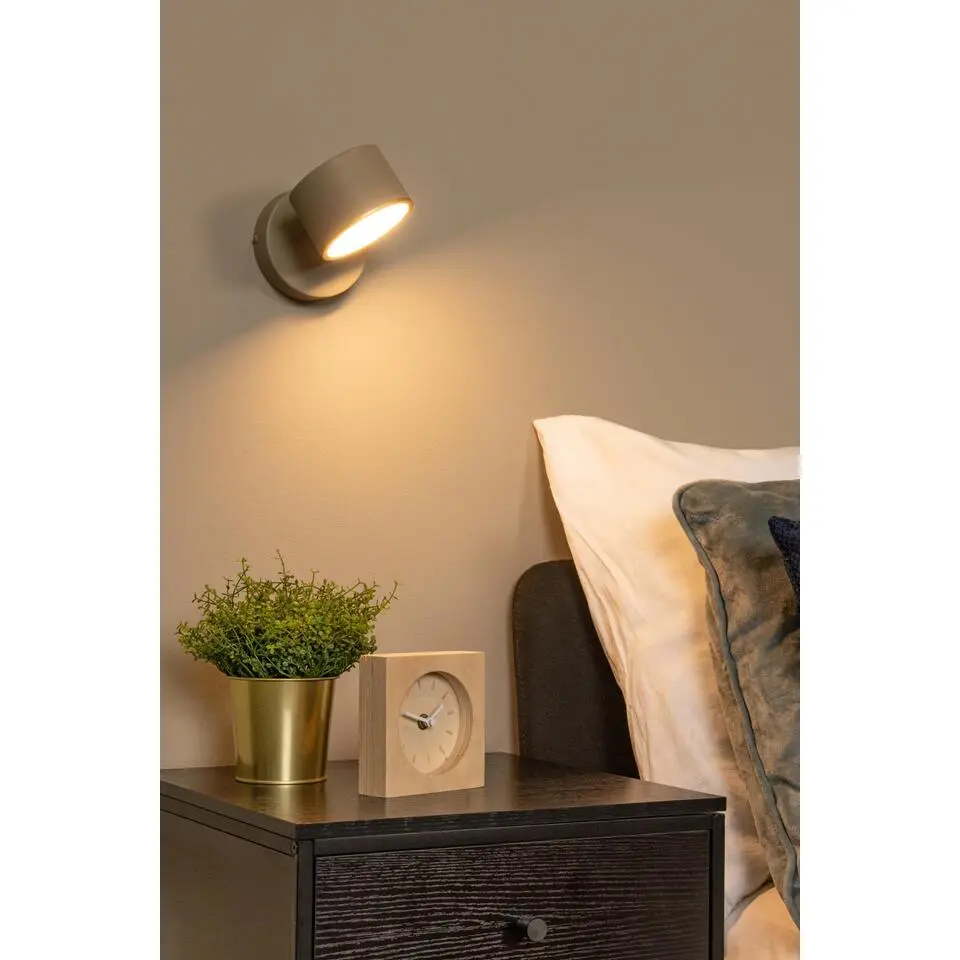 Lucide GIAN Wandlamp - Taupe