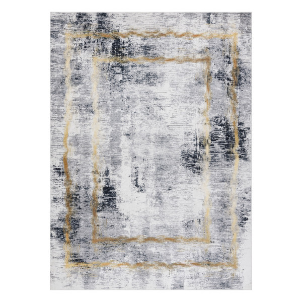 Dywan do prania ANDRE 1065 Ramka, vintage antypoślizgowy - 80x150 cm