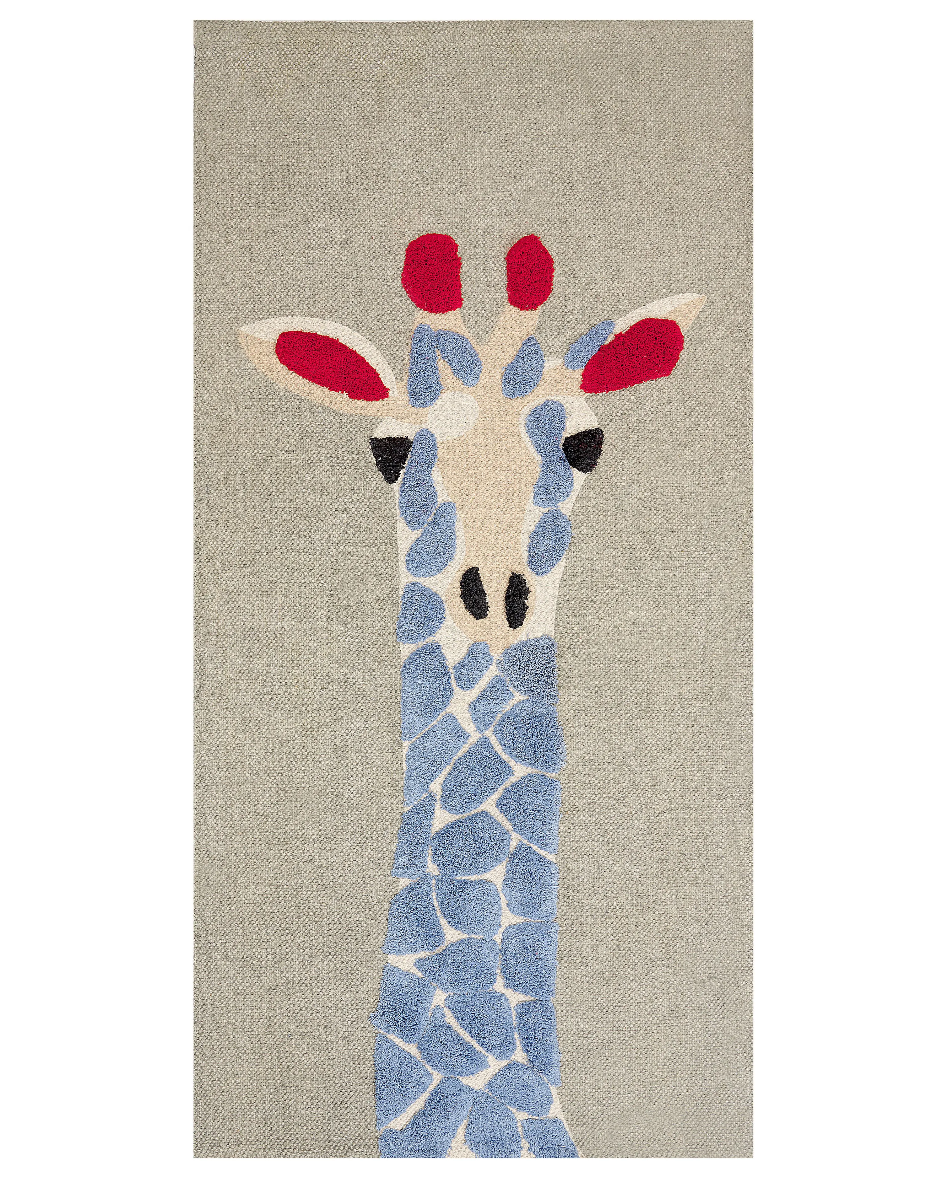Kids Rug SAKUBO Multicolour 80 x 150 cm Cotton