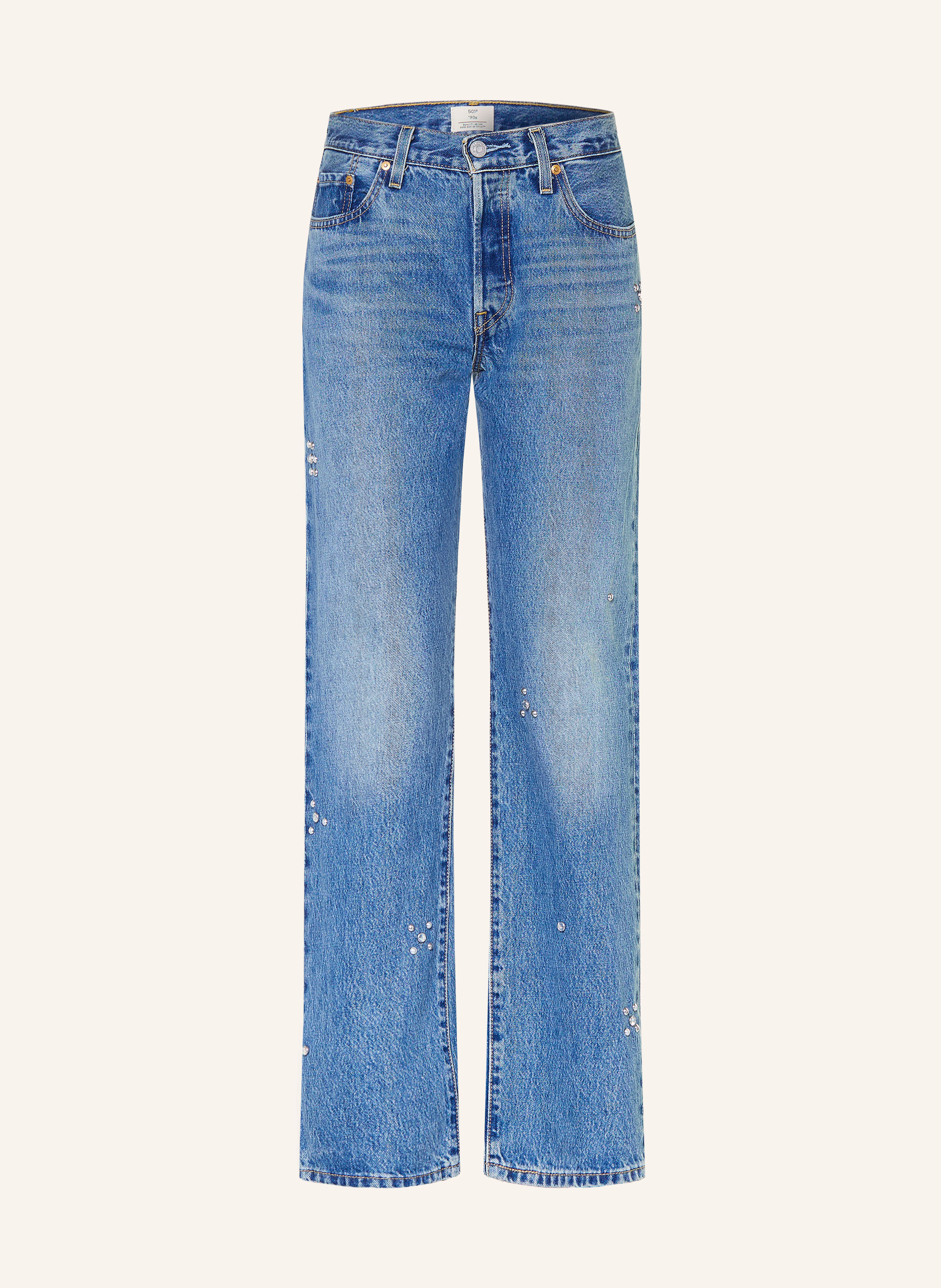 Levi's® Straight Jeans 501® ’90S mit Schmucksteinen