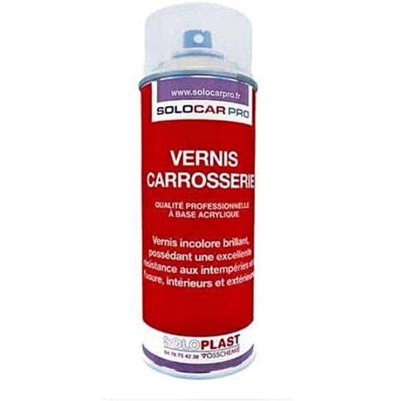 Vernis de carrosserie transparent 0,4 L SOLOCAR