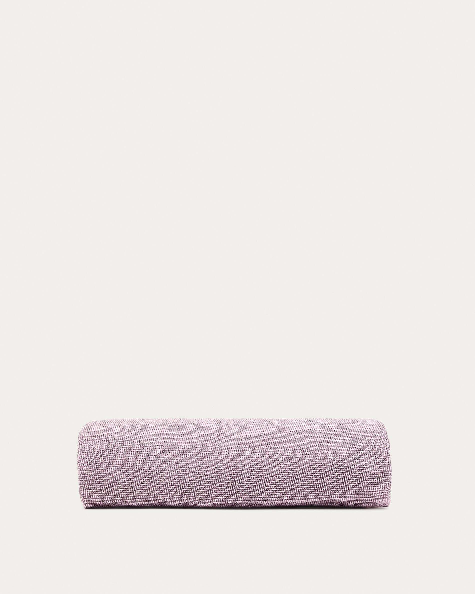 Kaeli purple footrest cover Ø90cm