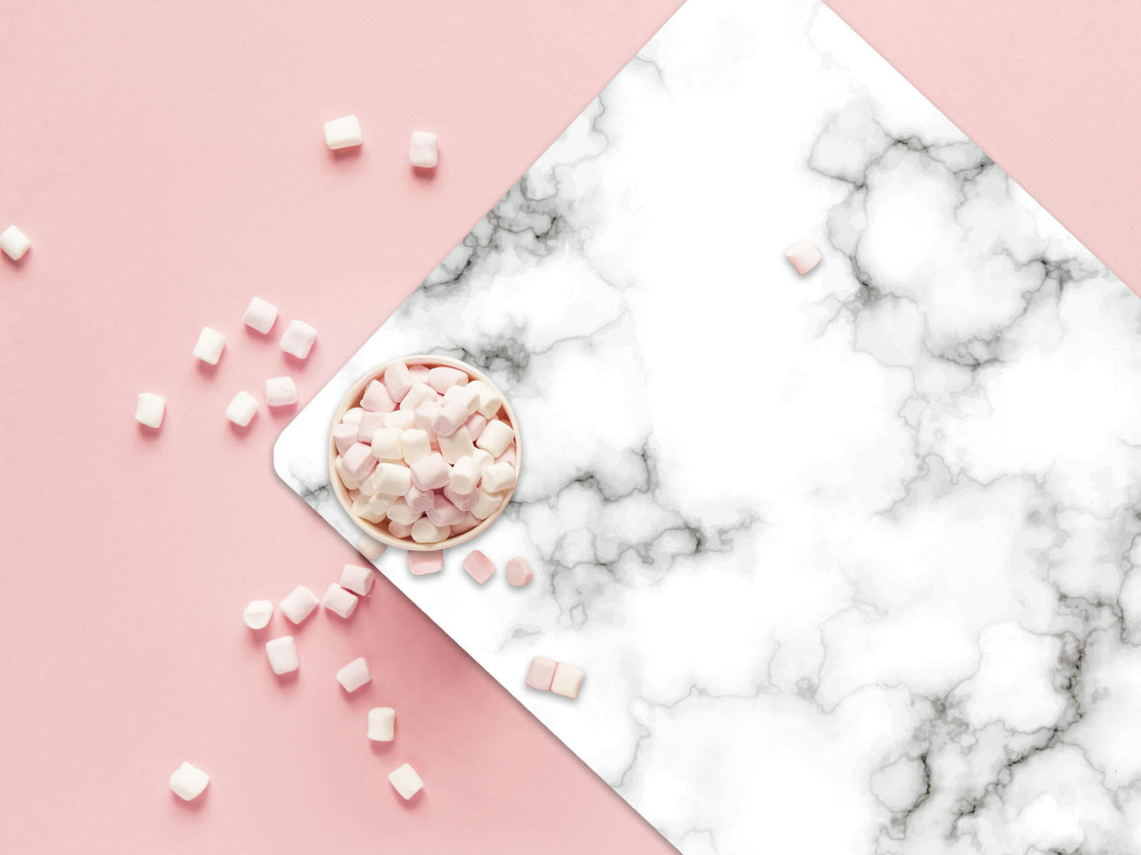 - Set de table marbre blanc 36x48cm