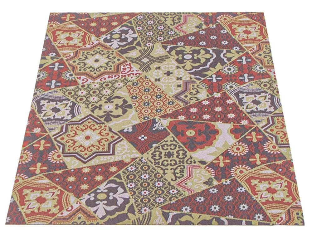 ECARPET Combo Pack Bellisima Indoor Geometric Area Rug/Runner, 2-pc, Red, Assorted Sizes