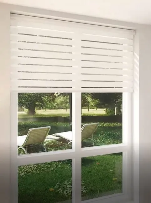 Rullegardin Duo FEMRIS 140x180 cm hvid