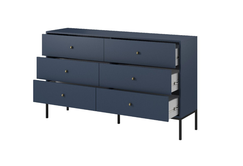 Komoda MONO MKS 154 z czarną ramą