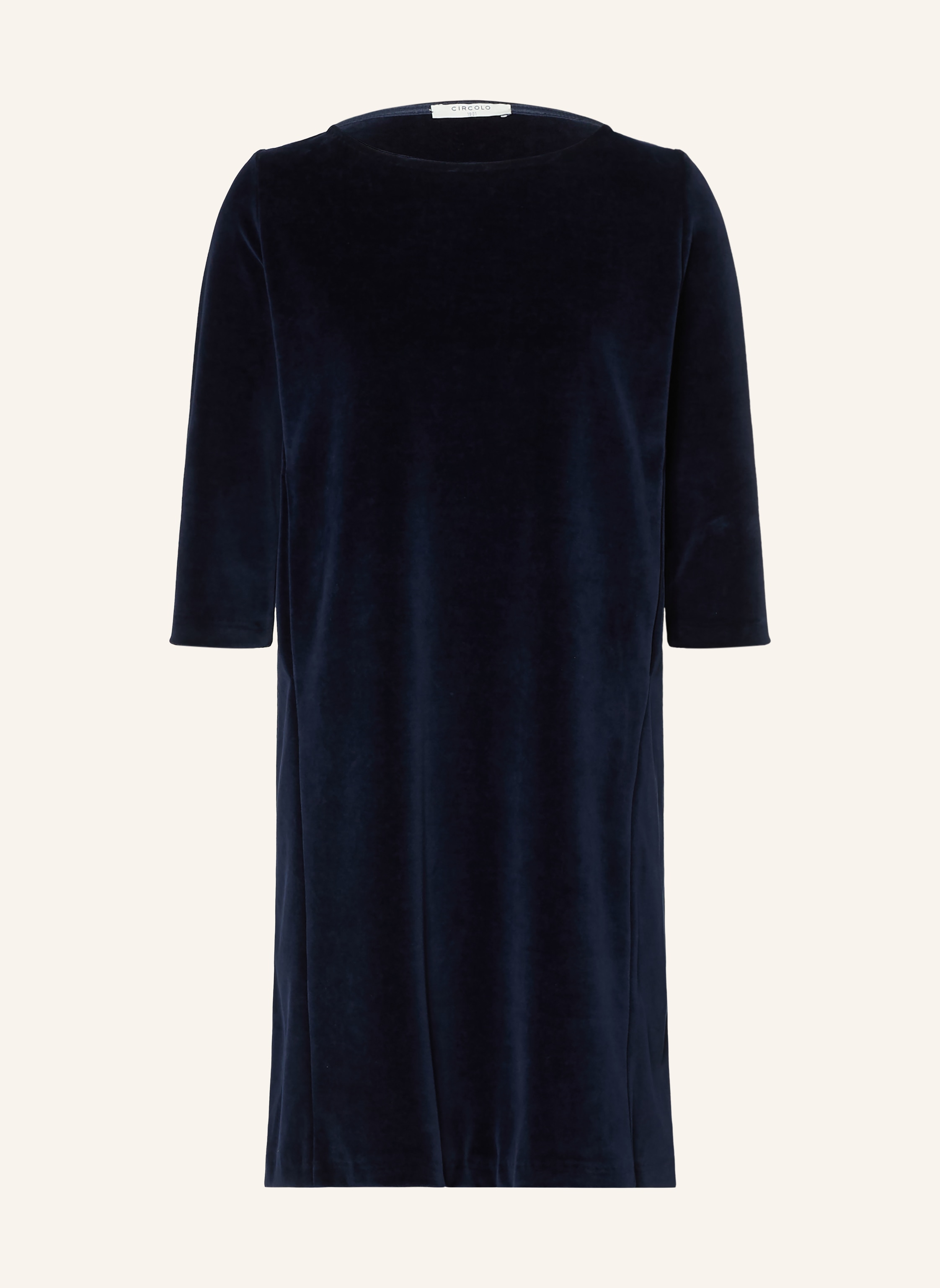 CIRCOLO 1901 Samtkleid mit 3/4-Arm