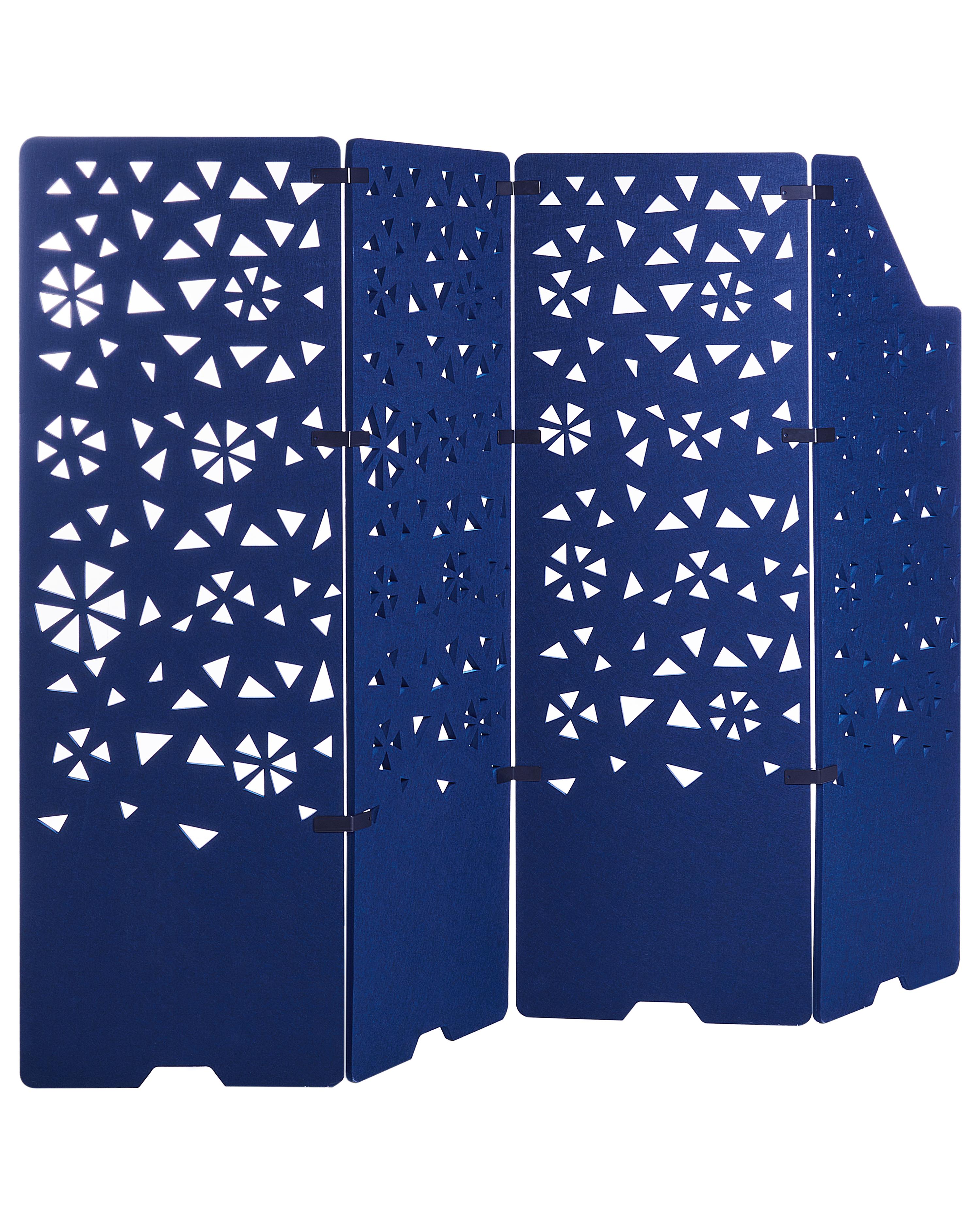 Office Divider STARRY 240 x 180 cm Navy Blue