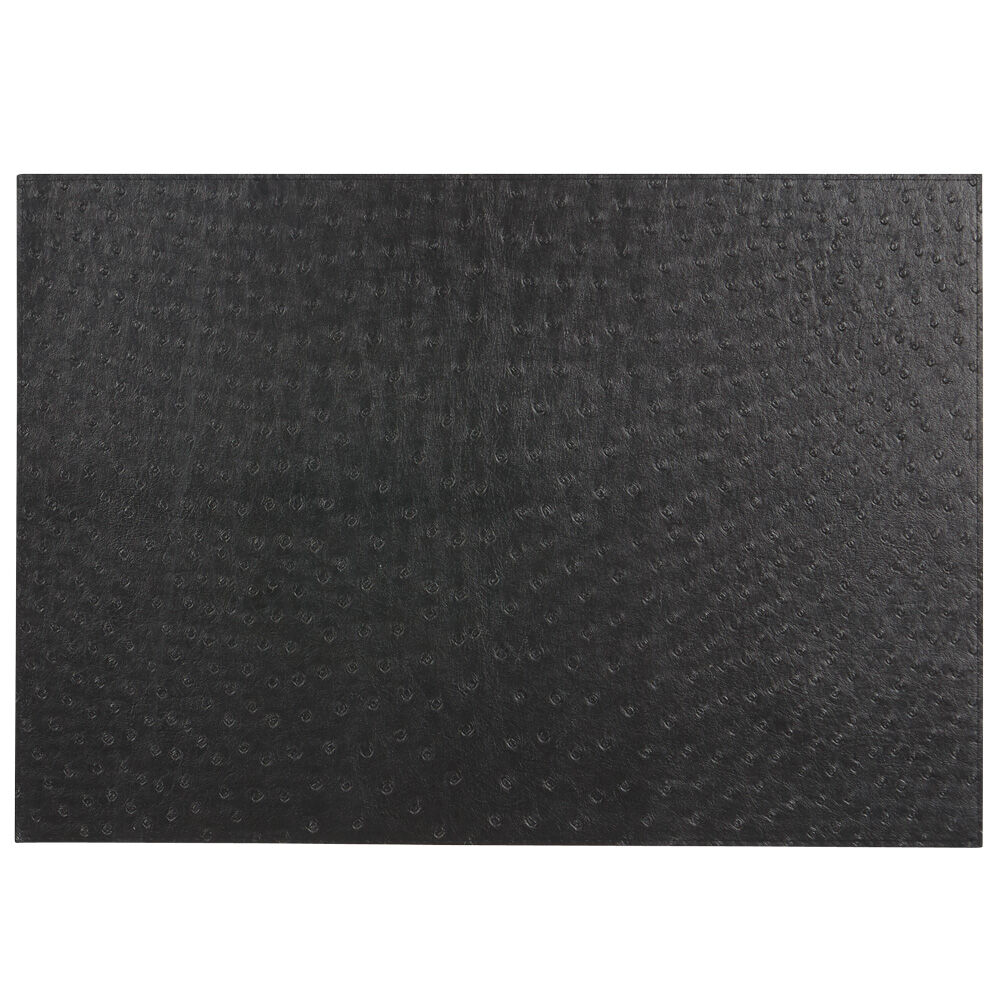 Set de table rectangulaire souple noir