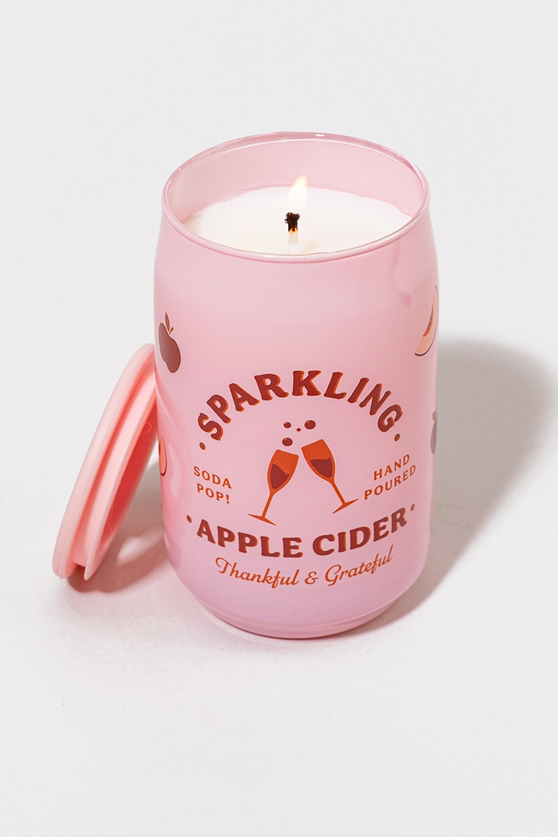 DW Home Soda Pop Sparkling Apple Cider 6oz Candle Jar