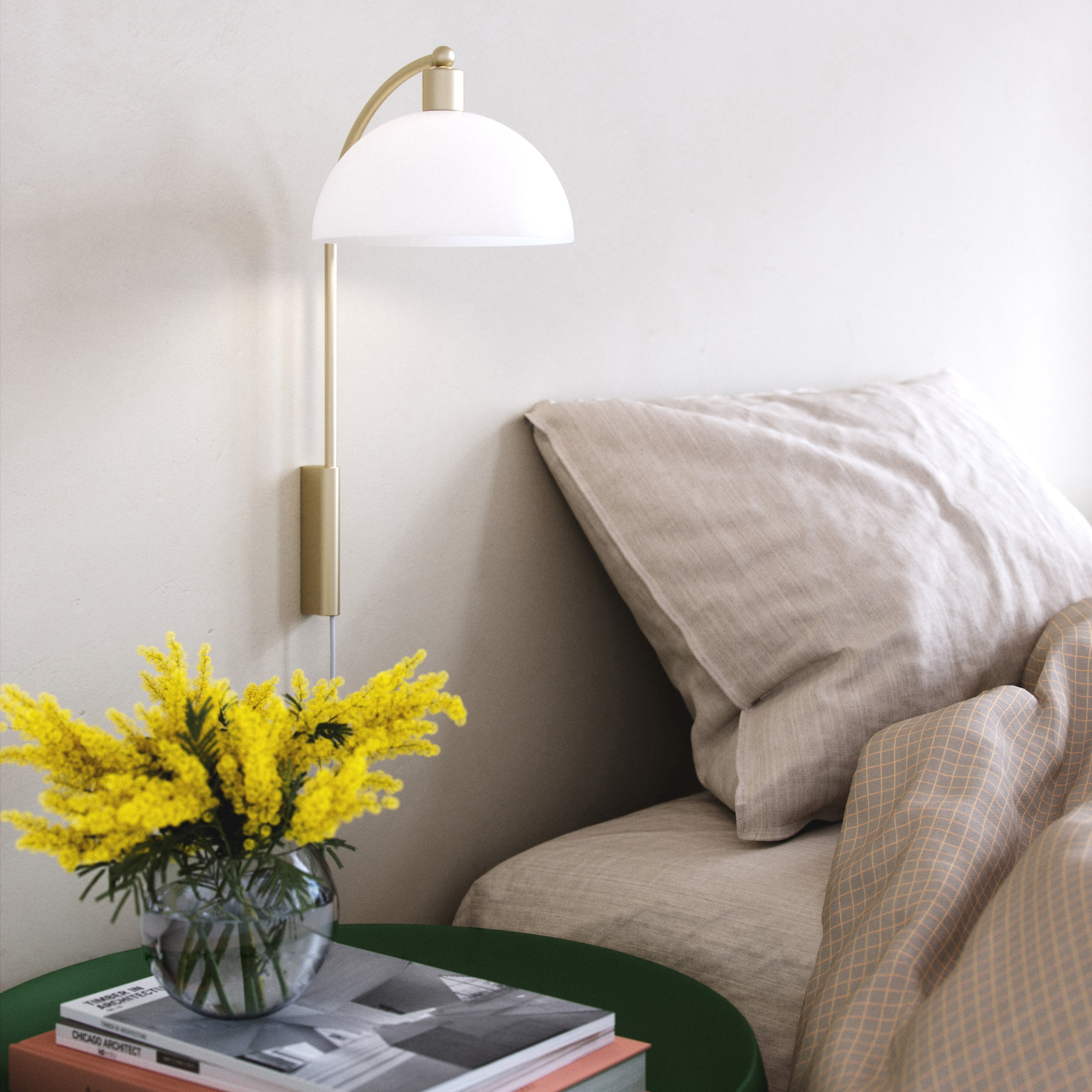 Nordlux Ellen Wandlamp - Ø 20 cm - Messing
