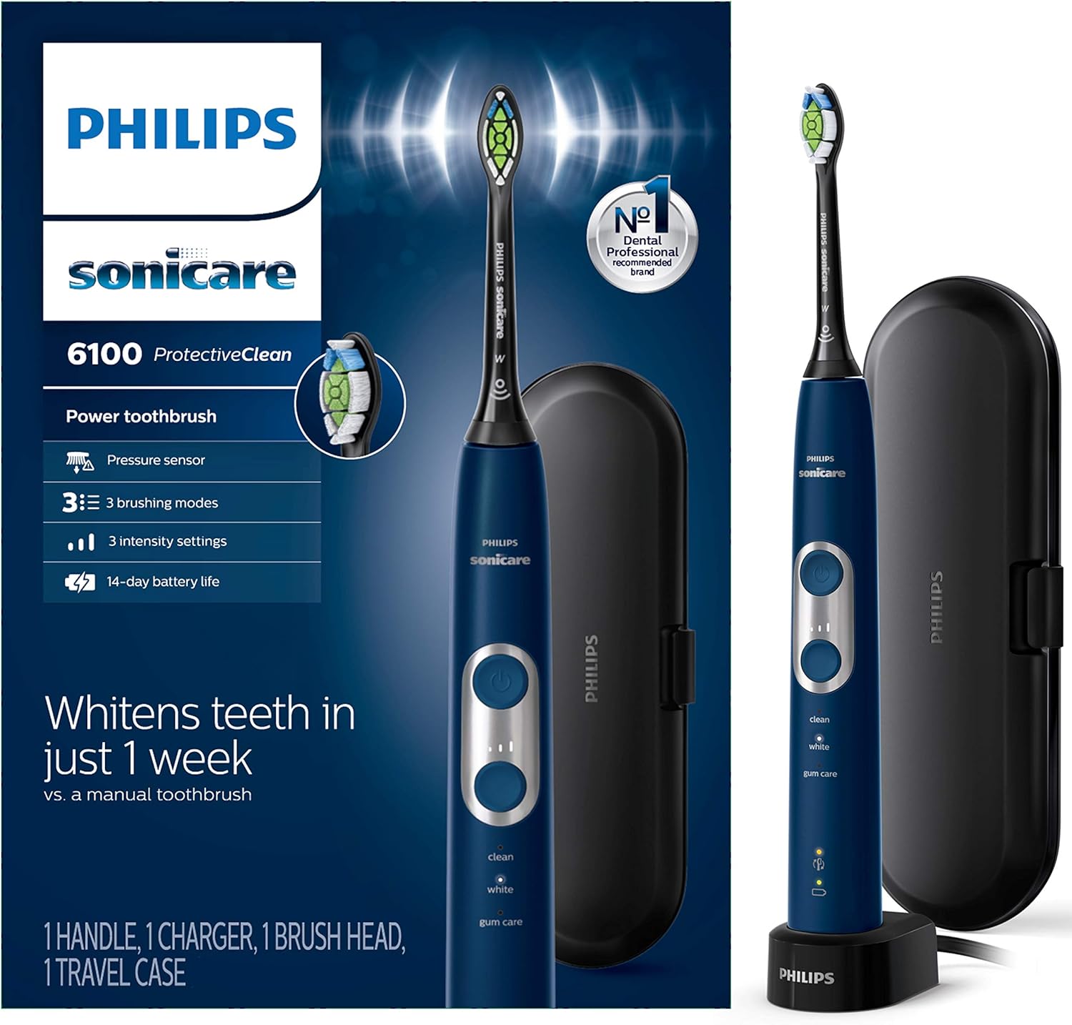 Philips Sonicare ProtectiveClean 6100 Rechargeable Electric Toothbrush