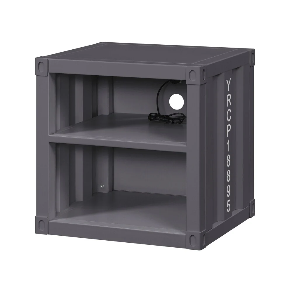 ACME Cargo Nightstand in Gunmetal
