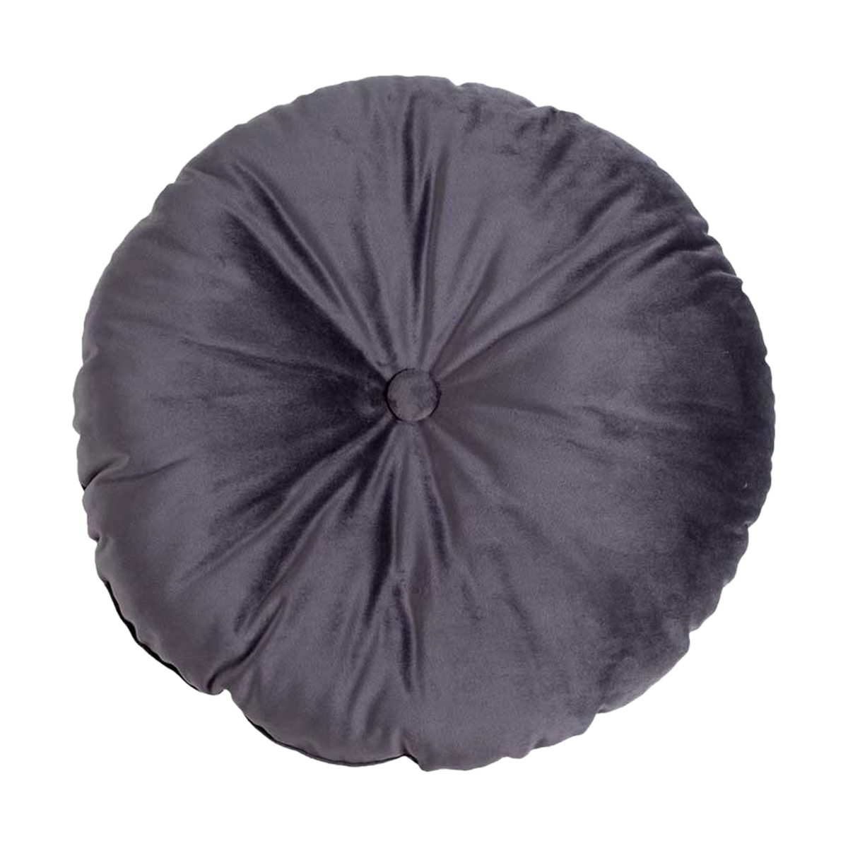 Artichok Hannah ronde sierkussen velvet grijs - Ø 45 cm