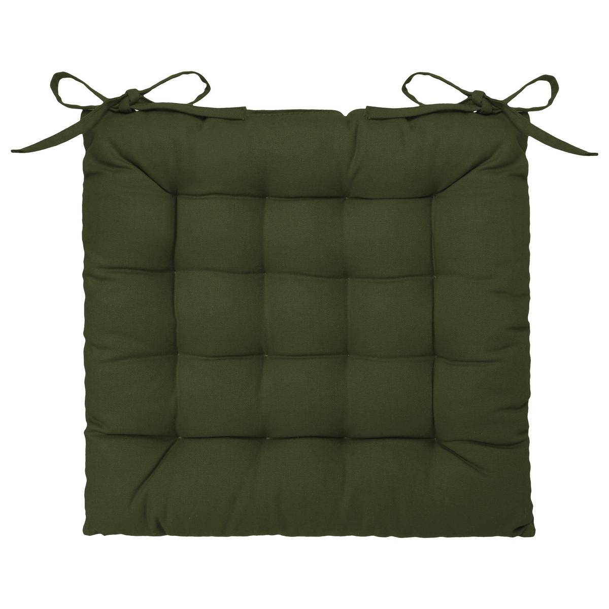 Chair cover Khaki green, 38x38 cm