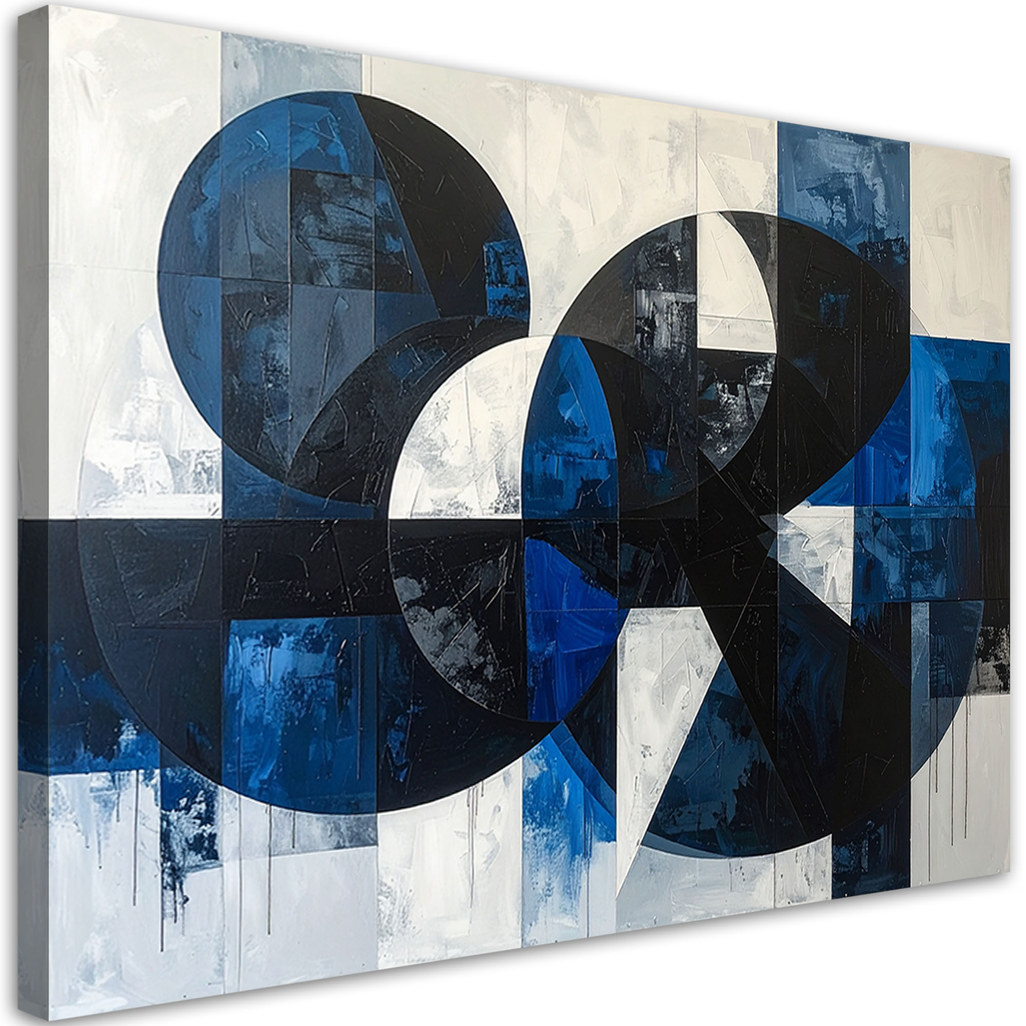 Obraz do salonu sypialni biura, Abstrakcja kształty geometryczne 30x20