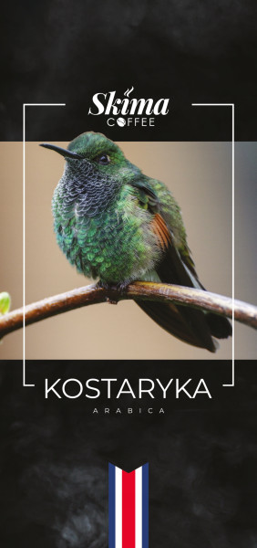 Kawa ziarnista 1kg Kostaryka 100% Arabica Świeżo Palona do ekspresu