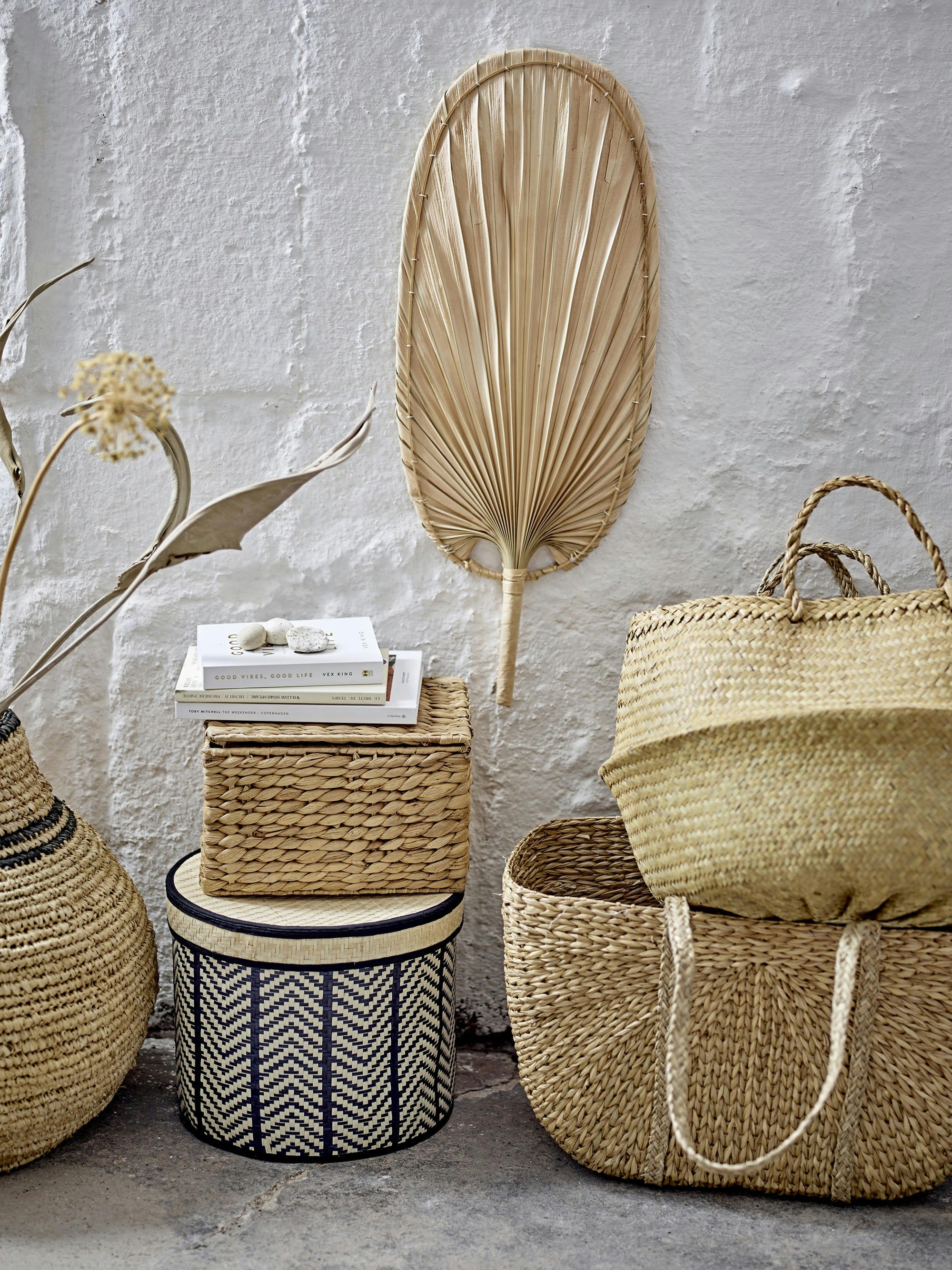 CEM - Panier en gajih beige