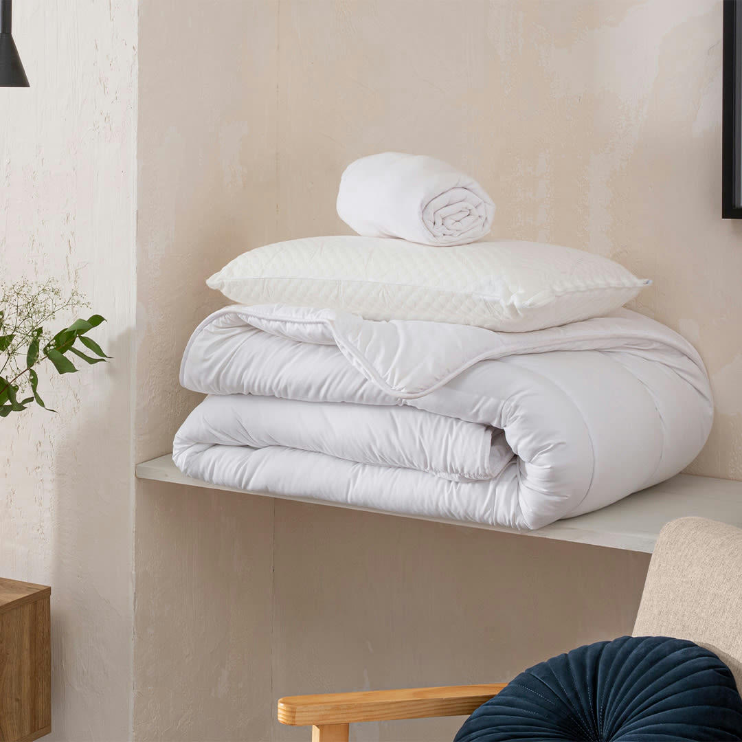 OLYMPE - Pack Alèse + Couette + Oreiller 90x190