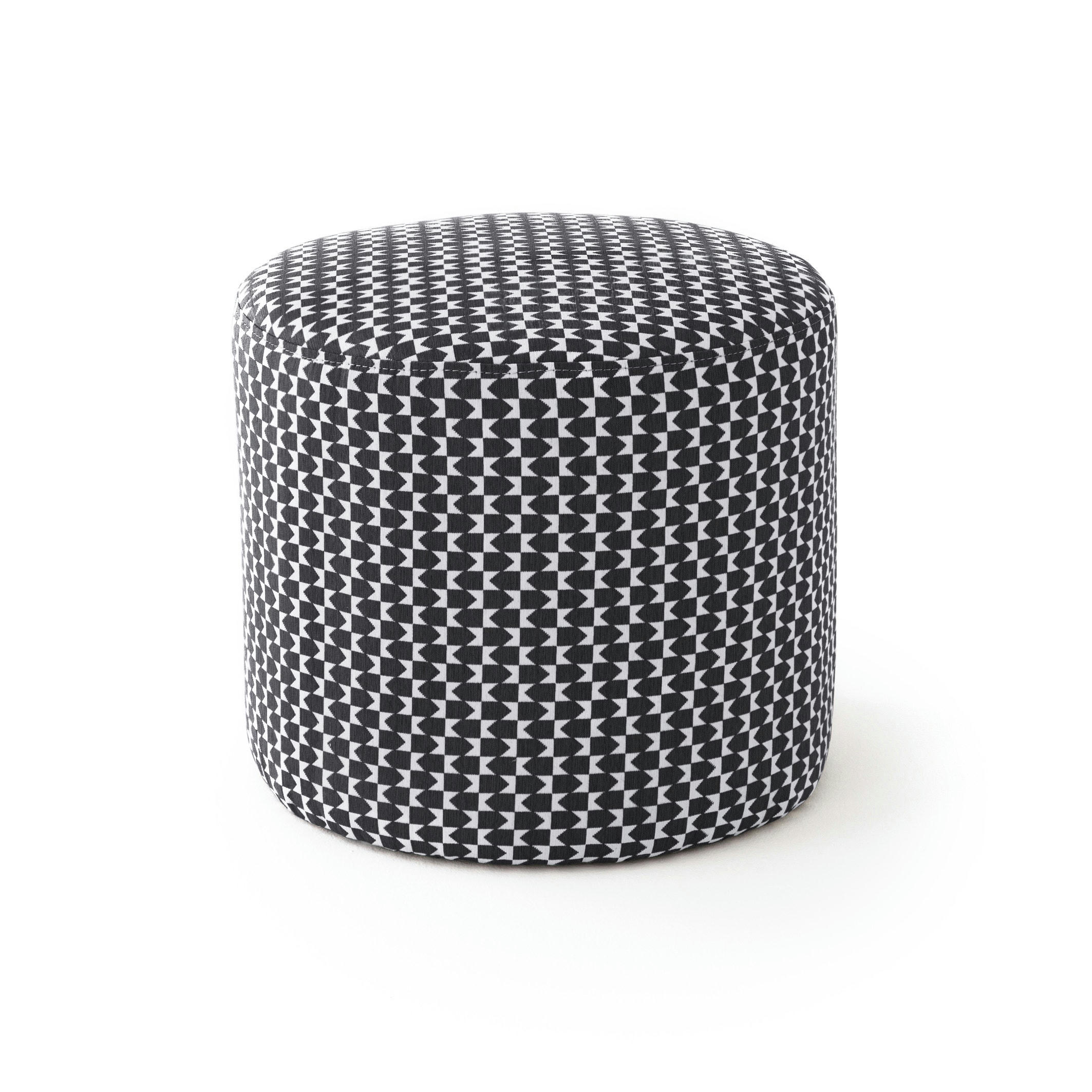 Pouf tissu texturé, Séméon