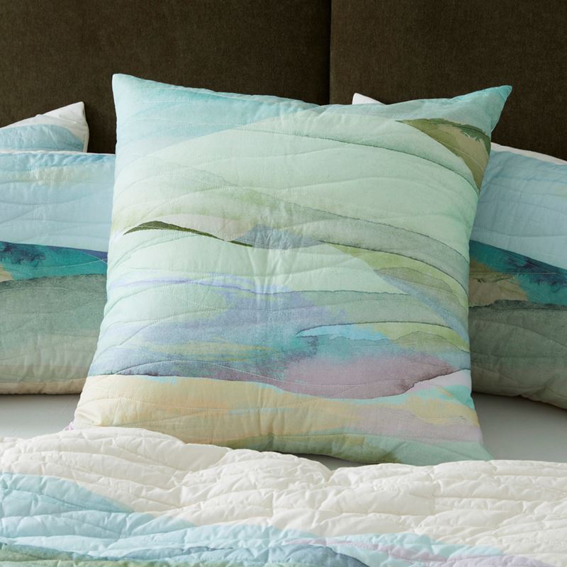 Hinterland Green Quilted Pillowcases