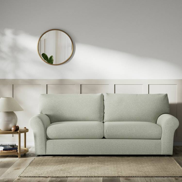 Habitat Molton Fabric 4 Seater Sofa - Sage Green