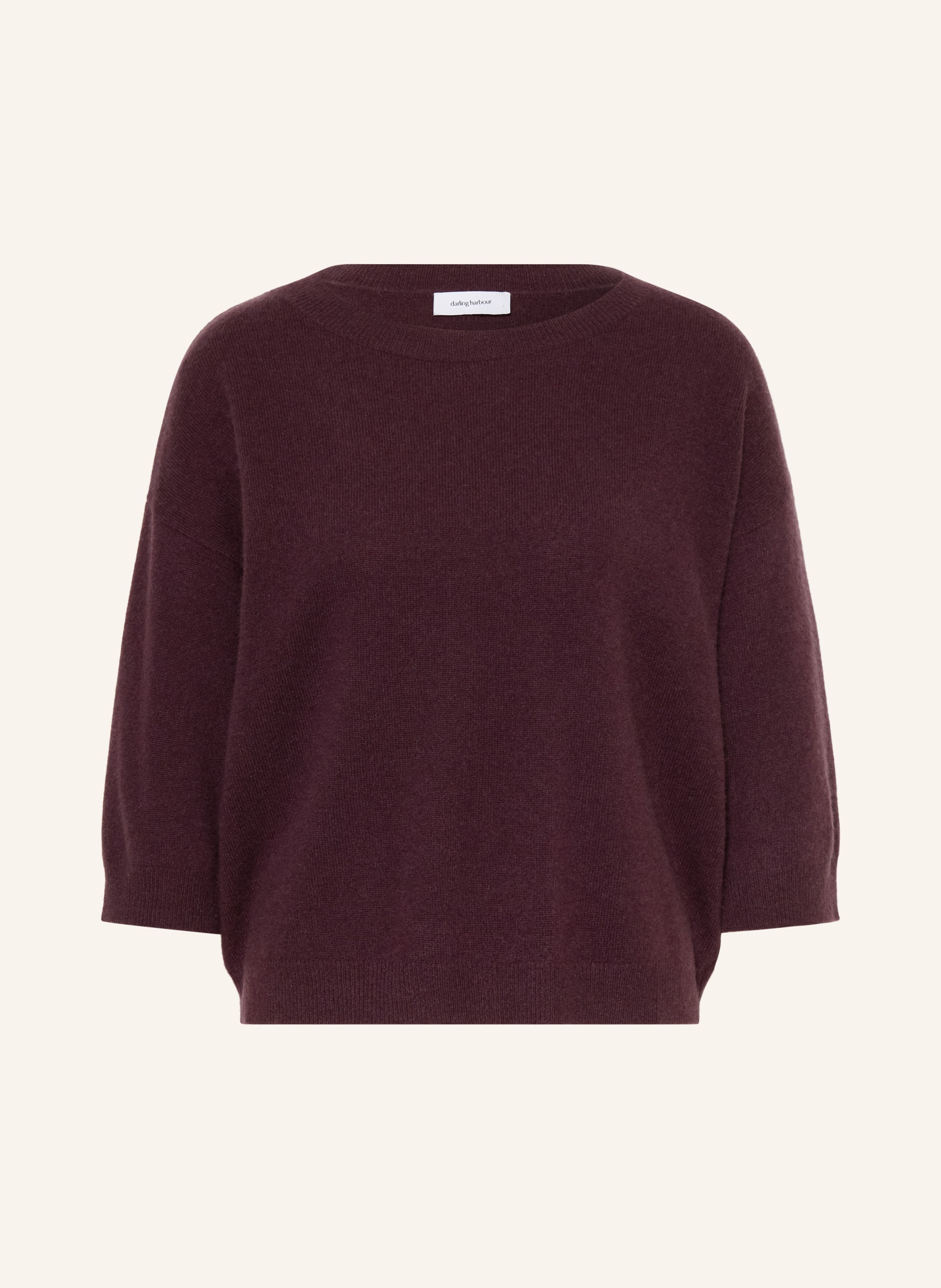darling harbour Cashmere-Pullover mit 3/4-Arm