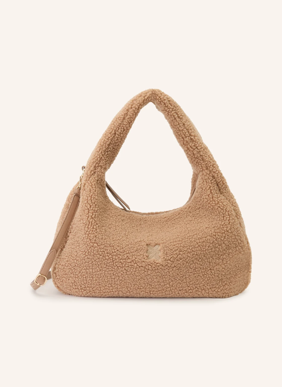 KARO KAUER Beuteltasche aus Teddyfell