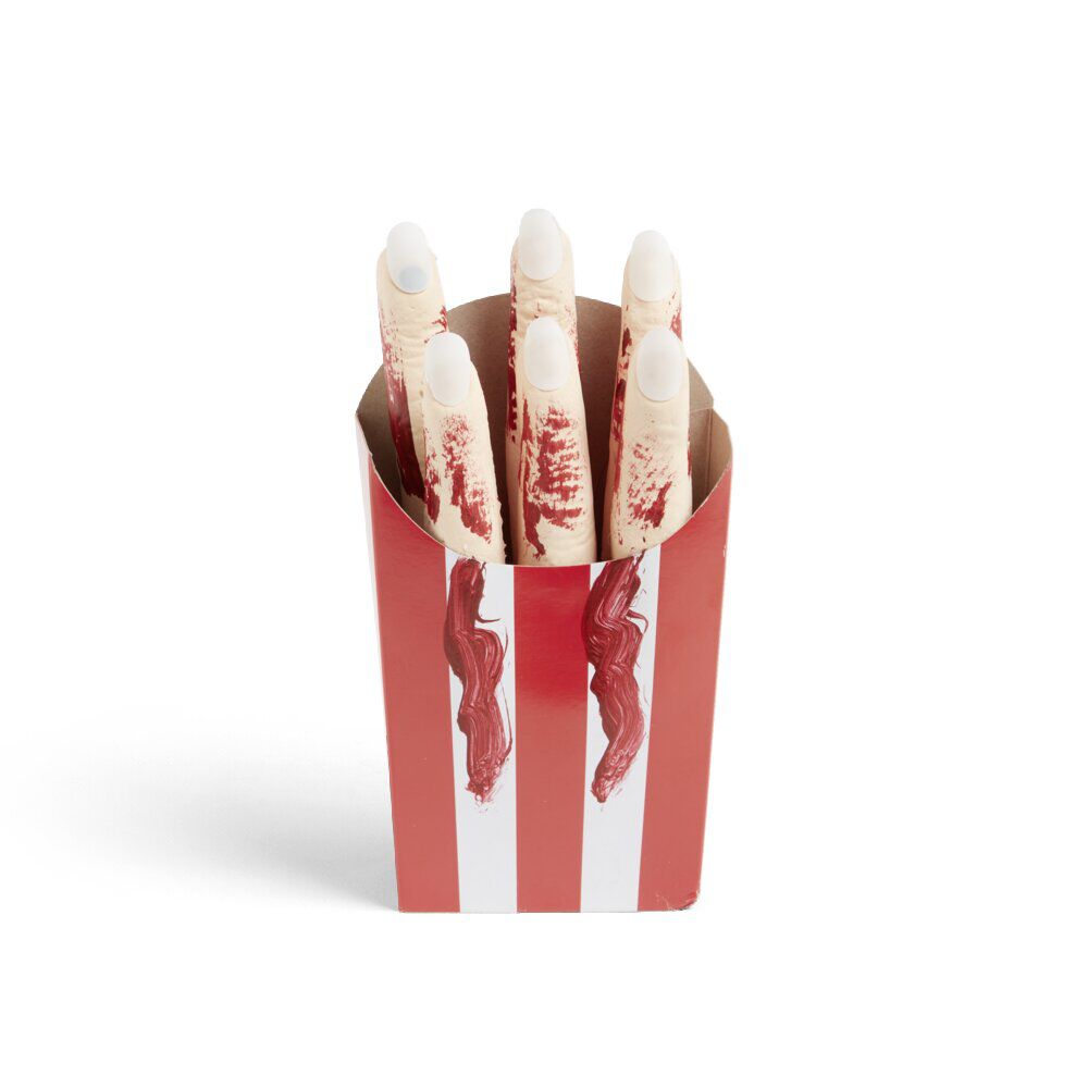 Barquette doigts ensanglantés Halloween