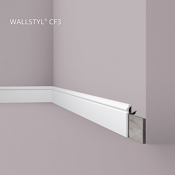Moulure couvrante NMC WALLSTYL CF3 Moulure décorative Plinthe Moulure décorative